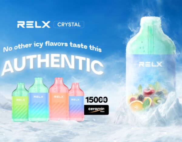 RELX Crystal悅刻水晶拋棄式電子煙15000口 一次性電子煙